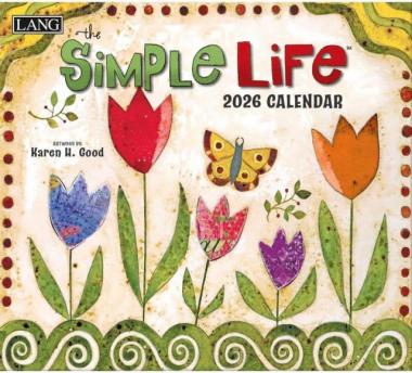 2026年LANGラング壁掛けカレンダーSimple Lifeシンプルライフ消費税込み2900円