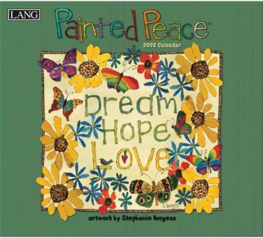 2026年LANGラング壁掛けカレンダーPainted Peaceペインティッドピース 消費税込み2900円
