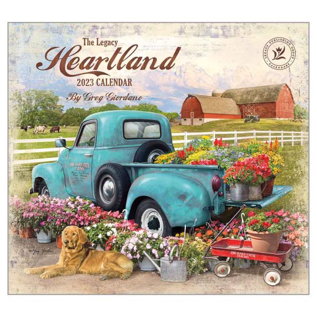 2023年 Legacy 壁掛けカレンダー 2023 heartland税込2400円 | 雑貨ならDOLL GARDEN