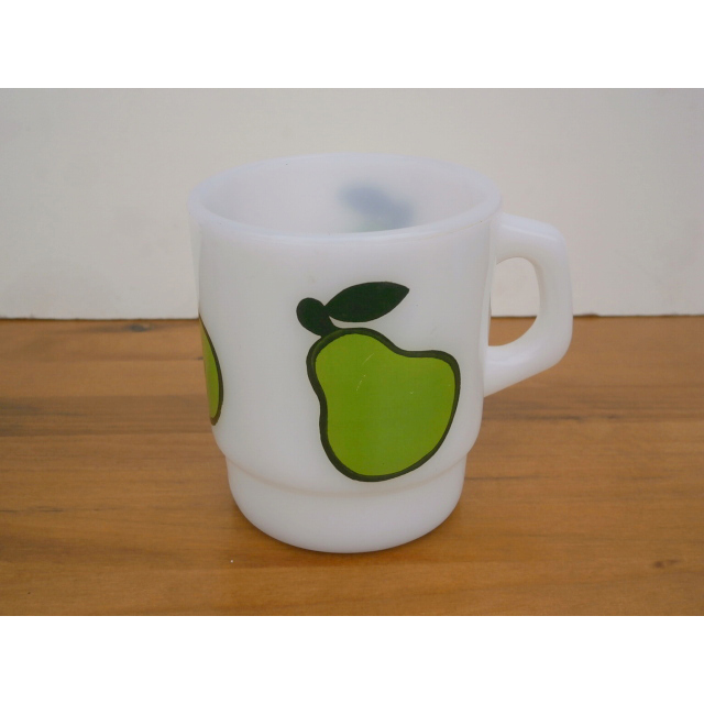 【アンティーク】ファイヤーキング スーパーフルーツマグ PEAR(ぺアー)